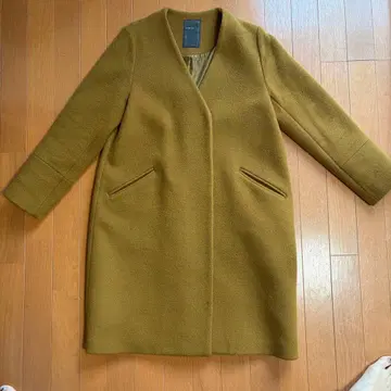 NOBLE 노카라 자켓 올리브 그린