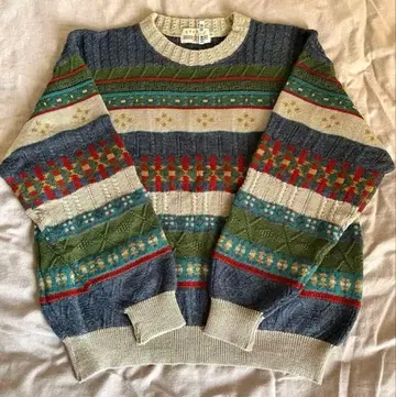 SPARIO 페어아일 패턴 니트 2L