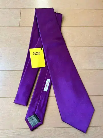 TAKEO KIKUCHI 퍼플 넥타이
