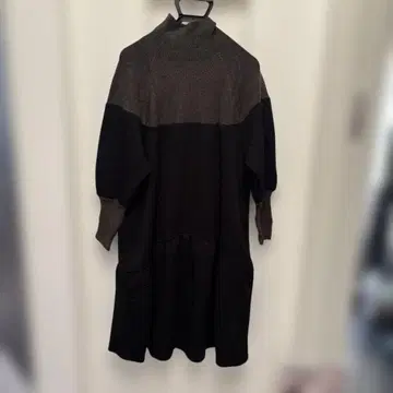 니트 롱 원피스 그레이 계열 FREE