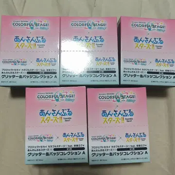 프로세카 캔뱃지 앙스타 콜라보 5box