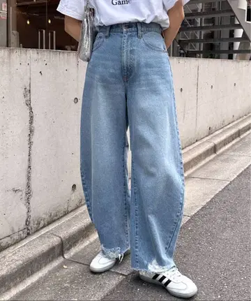 차오패닉 티피 커브 데님 S 사이즈