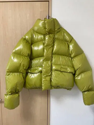 entire studios 라임 그린 다운 자켓 S