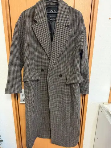 ZARA 하운드투스 롱 코트