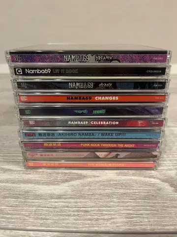 [ 묶음 판매 ] NAMBA69 & 난바 아키히로 CD 10장 세트