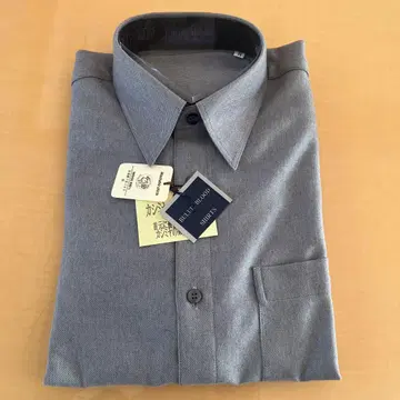 새상품 BULUE BLOOD 울 100% 긴팔 셔츠 그레이