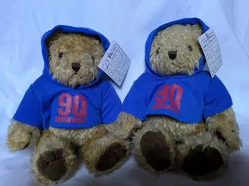 90주년 기념 후드 부착 테디베어