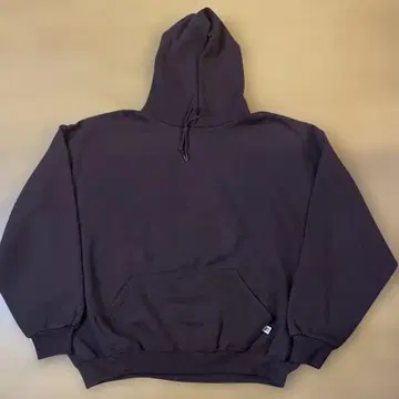 XXL 브라운 러셀 후드티 빈티지