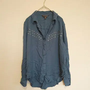 ROCK & REPUBLIC 락 리퍼블릭 다크 블루 긴팔 [XS]