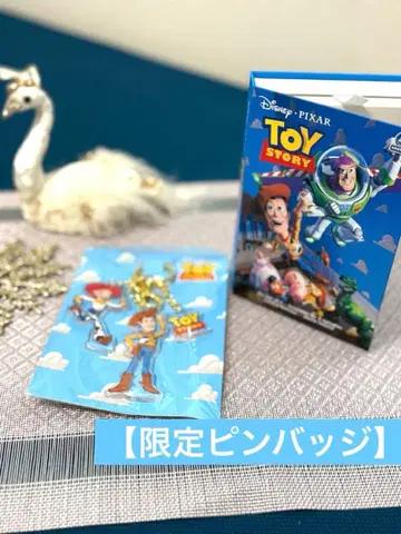 토이 스토리 한정판 핀 배지 키링 세트