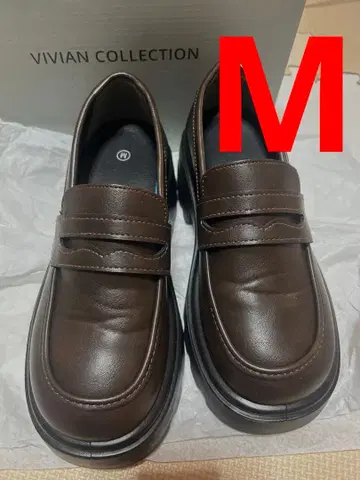 비비안 심플 로퍼 경량 통굽 M