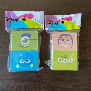 몬스터즈 인크 리틀 그린멘 트럼프 2개 세트