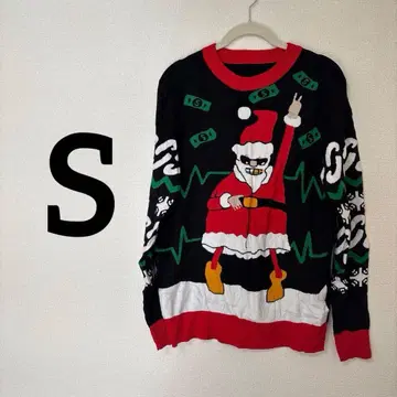 당일 발송 [ S ] 산타 디자인 스웨터
