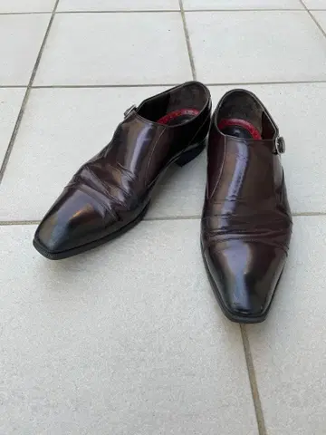 가격 인하 리갈 다크 브라운 몽크 스트랩 26cm