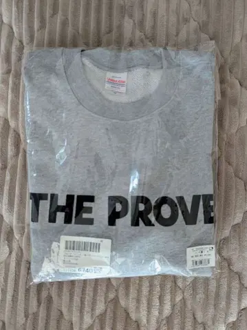 ANGIE 멜란지 그레이 맨투맨 M