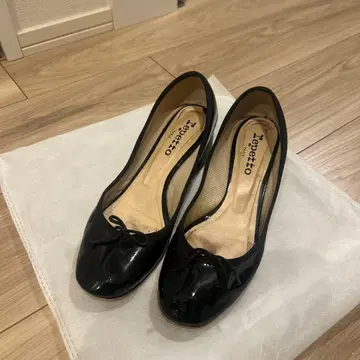 repetto 블랙 펌프스 힐 5cm