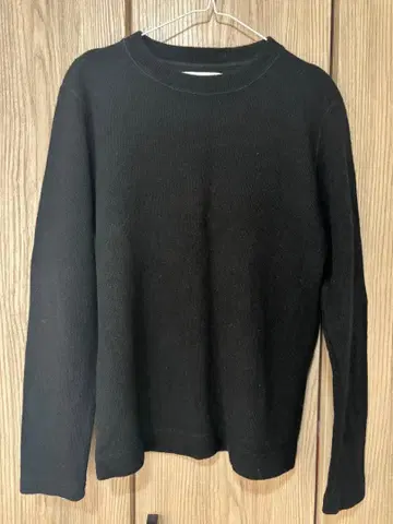 MHL. 블랙 크루넥 니트 M