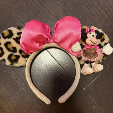 미니 마우스 레오파드 무늬 머리띠