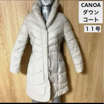 [ 새상품급 ] CANOA 다운 코트 11호 베이지