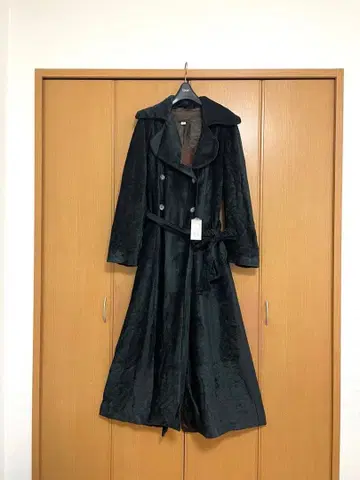 미사용 17만 엔 이탈리아제 LORETTA DI LORENZO 롱 코트