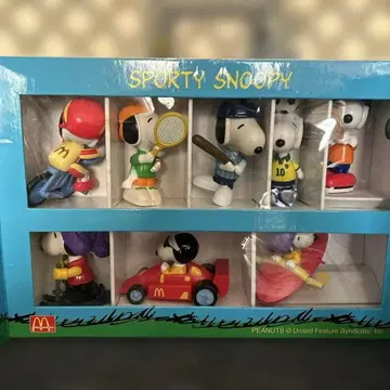 스누피 스포츠 피규어 세트 맥도날드 SNOOPY