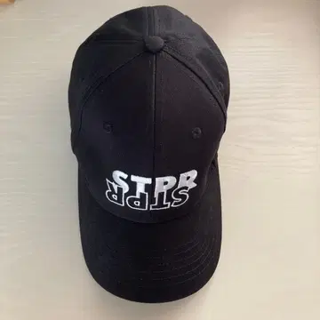 STPR 스토푸리 로고 자수 캡 블랙