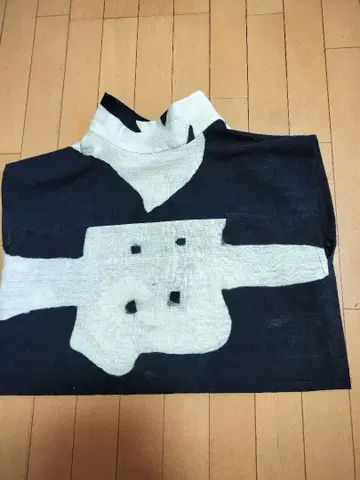 빈티지 원단 봉납기 리메이크 상의