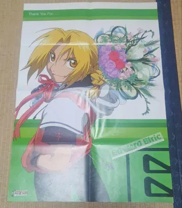 강철의 연금술사 포스터 흠집 있음