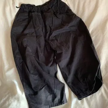 NARU 블랙 캐주얼 벌룬 팬츠