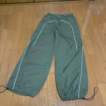 구제 빈티지 나일론 팬츠 카키