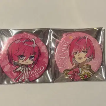 메테오라 미카사 군 1주년 캔뱃지 등신 데포 세트 판매