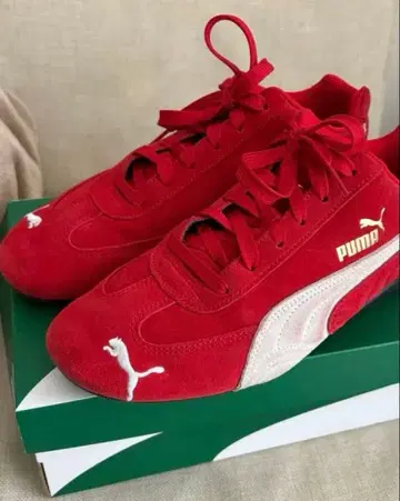 새상품급 최저가 PUMA Speed Cat Red