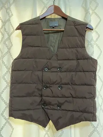 MORLES 브라운 다운 베스트 S