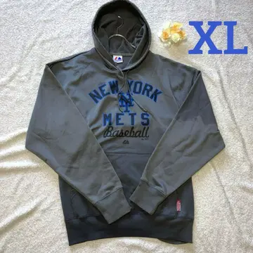 [ Majestic ] 뉴욕 메츠 후드티 그레이 XL