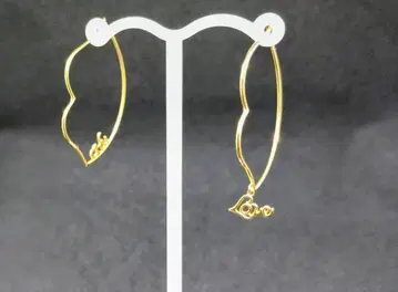 스타 주얼리 립 디자인 귀걸이