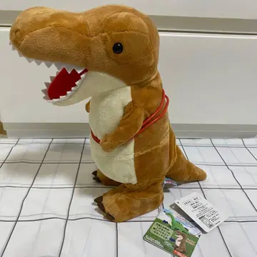 티라노사우루스 봉제 인형 리드 포함