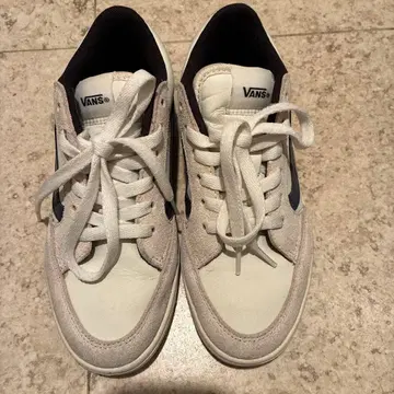 VANS 화이트/네이비 스니커즈 23cm