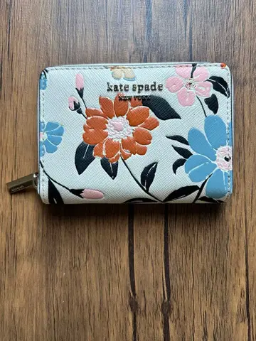 케이트 스페이드 코인 케이스 동전 지갑 플라워 꽃무늬 지갑