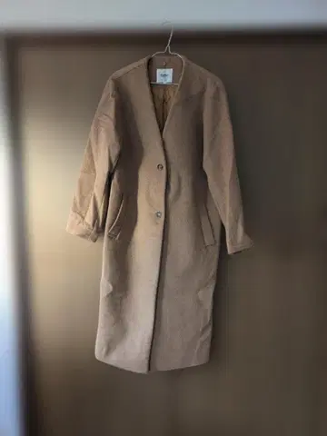 OZOC 베이지 롱 코트