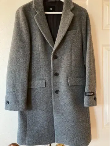 HARE 하레 그레이 체스터 코트 S