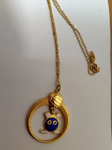 캐릭터 골드 펜던트