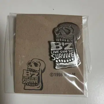 B'z LIVE GYM '98 SURVIVE 핀 배지