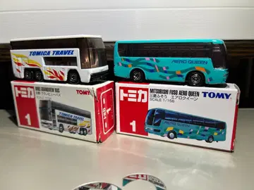토미카 히노 그랑뷰 버스 미쓰비시 후소 에어로 퀸 버스 2대 세트