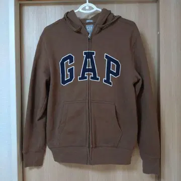 GAP 브라운 집업 후드티