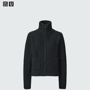 유니클로 유 라무 블렌드 집업 자켓 XL