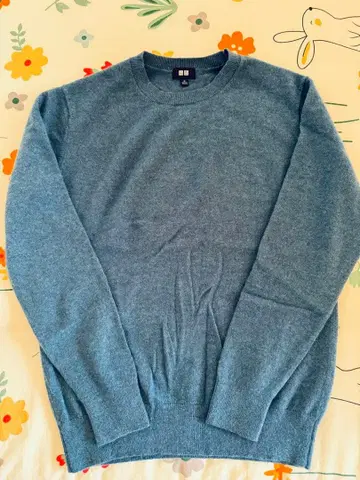 UNIQLO 캐시미어 스웨터 M 블루