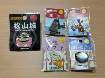 [익명 배송] 시코쿠 핀 배지 5세트 [미개봉 새상품]