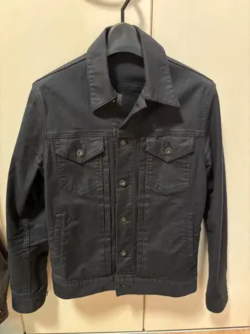 구제샵 구매 빅 스미스 숏 기장 코튼 블루종 블랙