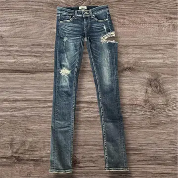 GYDA 스키니 데님 데미지