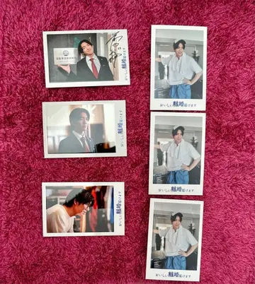 맛있는 이혼 신고합니다 폴라로이드풍 브로마이드 마에다 고키 6장 세트 4